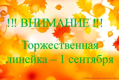 Торжественная линейка посвященная дню знаний